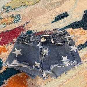 Vintage Havana Blue Star Jean Shorts